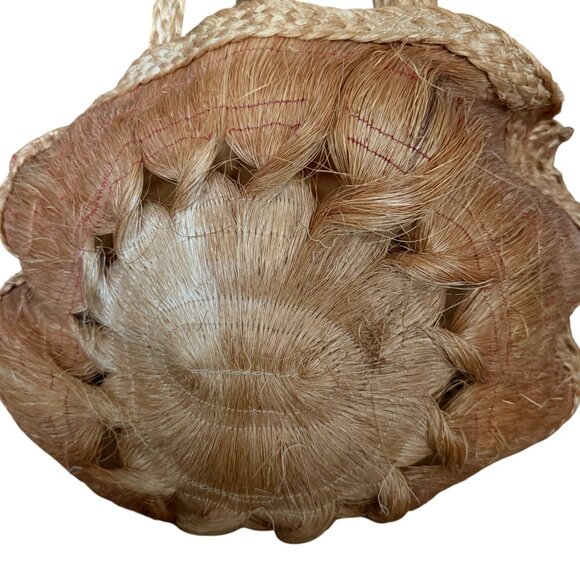 Natural Fiber Woven Basket Tote - Picture 2 of 6